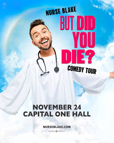 Nurse Blake live tour poster 2026 & 2027